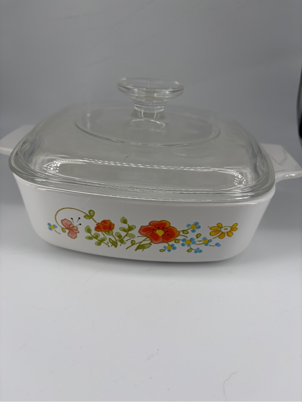 Corning Ware Wildflower 1qt dish with lid - Picture 3 of 14